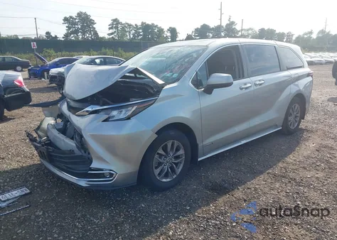 2021 Toyota Sienna Xle из США, поврежденный, VIN 5TDYSKFC6MS018323